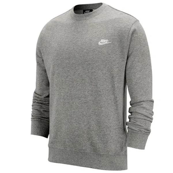 Hanorac pentru bărbați Nike Sweater Sportswear Club Crew  Drept / Gray photo 1