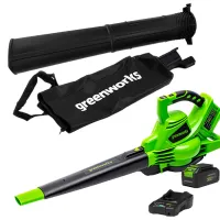 Воздуходувка Greenworks 2405307UD / Зеленый photo 4