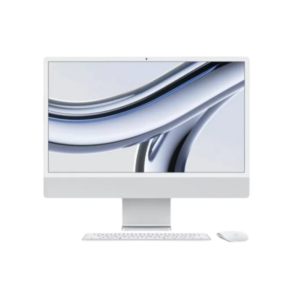 All-in-One PC Apple 24" 4.5K M3/ iMac 2023/ 16 GB/ 512 GB/ Silver photo 1