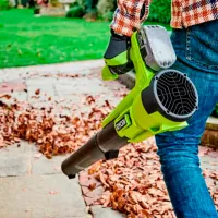 Воздуходувка Ryobi RY18BLA-140 / Зеленый photo 4