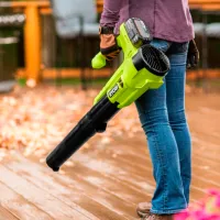 Воздуходувка Ryobi RY18BLA-140 / Зеленый photo 6