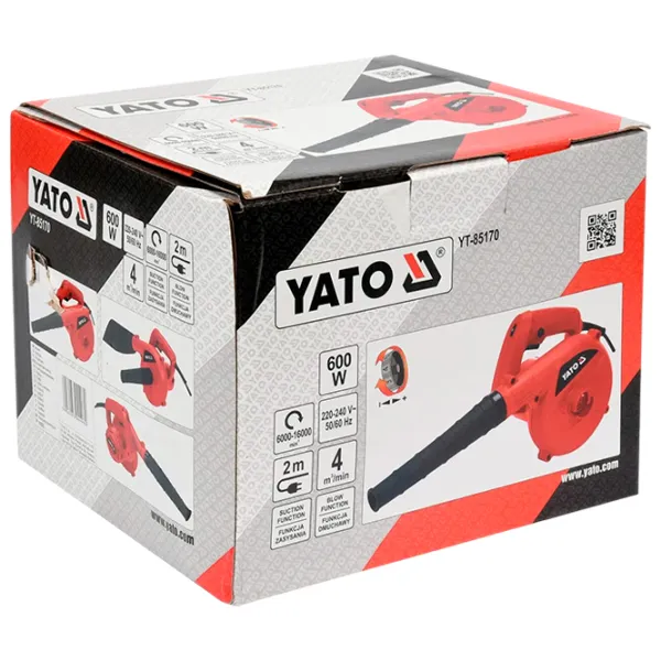Suflantă de frunze Yato YT-85170  / Red photo 6