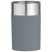Стакан для зубных щёток Axentia 122373  Металл / Серый / На столе