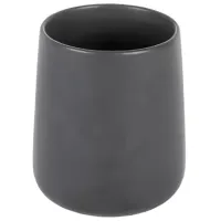 Pahar pentru periuțe de dinți Axentia Reno 133916 Dolomit / Black / Pe masă