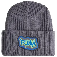 Шапка для мальчиков Puma Comic Beanie Galactic  Серый / Зима