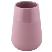 Стакан для зубных щёток Axentia Nevada 128591 Керамика / Розовый / На столе