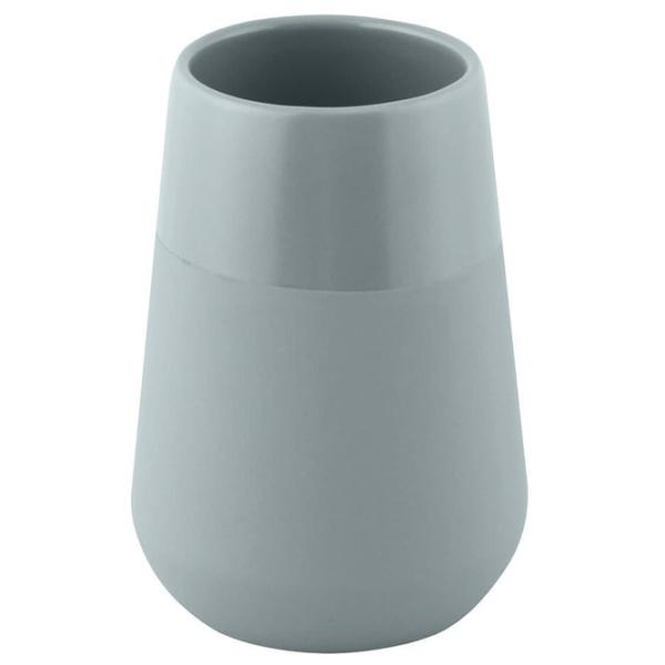 Pahar pentru periuțe de dinți Axentia Nevada 128587 Ceramică / Blue / Pe masă photo 1