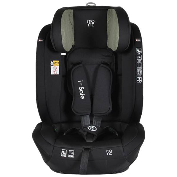 Детское автокресло Moni Isafe  1 год - 12 лет / 36 кг / Зеленый photo 3 Детское автокресло Moni Isafe  1 год - 12 лет / 36 кг / Зеленый photo 3