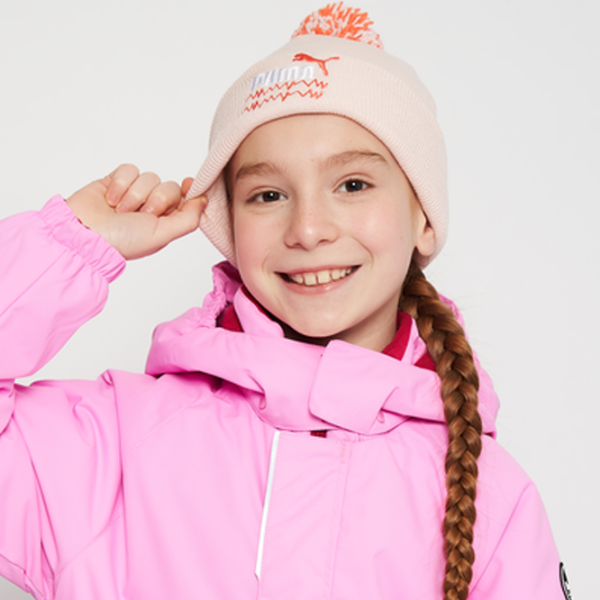 Шапка для девочек Puma 02479802  Light Pink / Зима photo 3 Шапка для девочек Puma 02479802  Light Pink / Зима photo 3