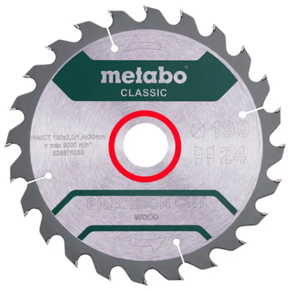 Disc circular Metabo 628675000  photo 1