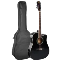 Chitară acustică Enjoy E41-DDL BK 4/4, Dreadnought, Black photo 3