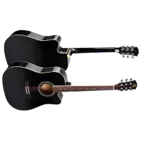 Chitară acustică Enjoy E41-DDL BK 4/4, Dreadnought, Black photo 4