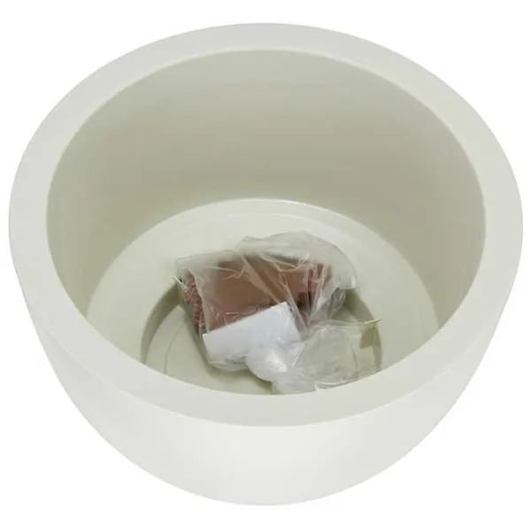 Ghiveci pentru flori Idea М3187 White / Polipropilenă / Pe podea photo 2