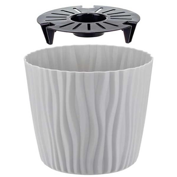 Ghiveci pentru flori Idea М3189 White / Polipropilenă / Pe pervaz photo 2