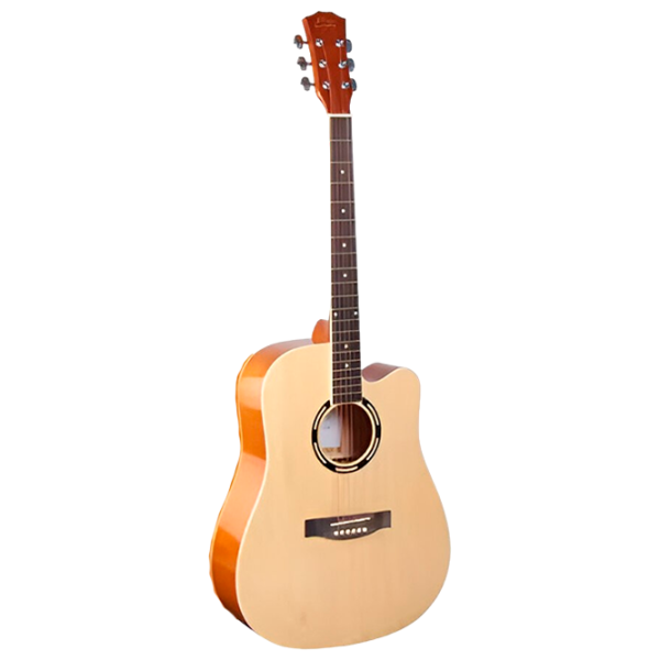Chitară acustică Enjoy E41-DDL NT 4/4, Dreadnought, Natural photo 2
