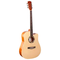 Chitară acustică Enjoy E41-DDL NT 4/4, Dreadnought, Natural photo 2