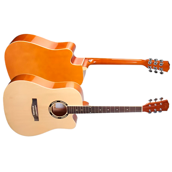 Chitară acustică Enjoy E41-DDL NT 4/4, Dreadnought, Natural photo 3
