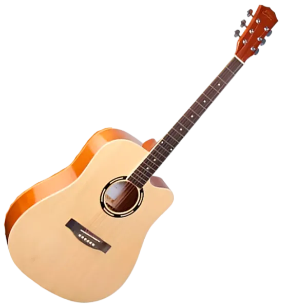 Chitară acustică Enjoy E41-DDL NT 4/4, Dreadnought, Natural photo 4