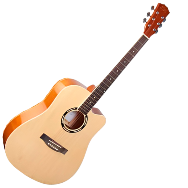 Chitară acustică Enjoy E41-DDL NT 4/4, Dreadnought, Natural photo 4