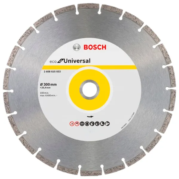 Disc diamantat segmentat Bosch 2608615033  photo 1