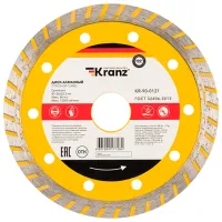 Диск алмазный сплошной Kranz KR-90-0121 