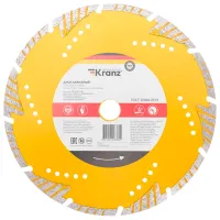 Алмазный отрезной диск Kranz KR-90-0108 