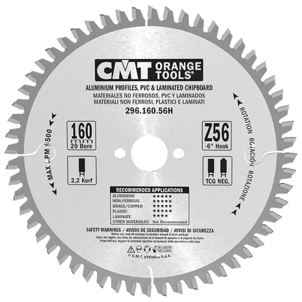 Циркулярный диск CMT 296.160.56H  photo 1 Циркулярный диск CMT 296.160.56H  photo 1