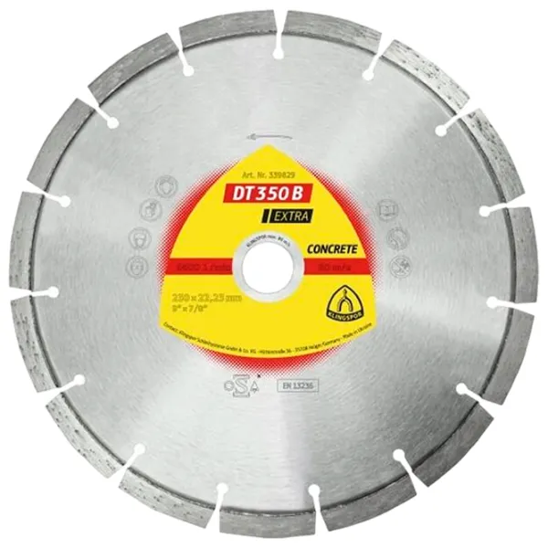 Disc diamantat segmentat Klingspor EXTRA DT350B  photo 1