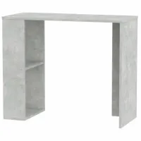 Офисный стол KompaniT Юниор-2 ДСП/ Серый