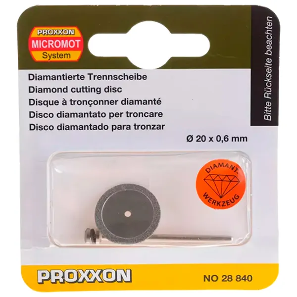Диск алмазный сплошной Proxxon 28840  photo 1