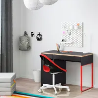 Офисный стол Ikea Micke МДФ/ Черный photo 2