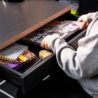 Офисный стол Ikea Micke МДФ/ Черный photo 4