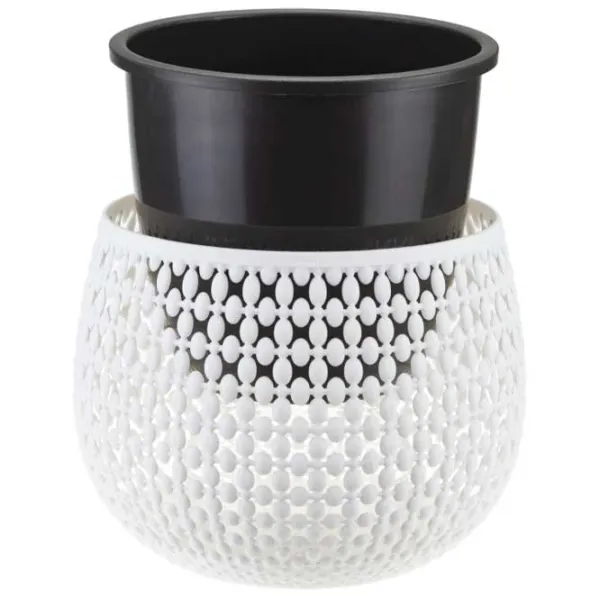 Ghiveci pentru flori Idea М3100 White / Polipropilenă / Pe pervaz photo 2