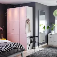 Зеркало Ikea Hovet Алюминий / Прямоугольная photo 2