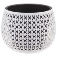 Ghiveci pentru flori Idea М3101 White / Polipropilenă / Pe pervaz