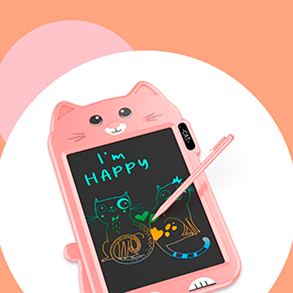 Графический планшет Helmet Kids Color Drawing Painting Cat  3+ / Разноцветный Розовый photo 3