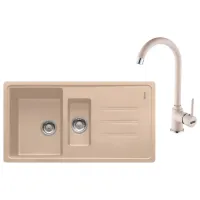 Chiuvetă Franke Pachet BSG 651 97 x 50 / Piatră artificială / Beige