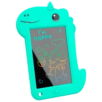 Графический планшет Helmet Kids Color Drawing Painting Dinosaur  3+ / Разноцветный Зеленый