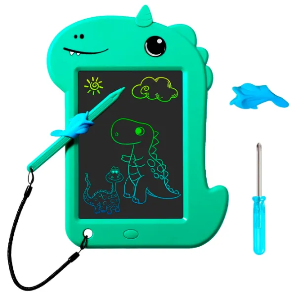 Графический планшет Helmet Kids Color Drawing Painting Dinosaur  3+ / Разноцветный Зеленый photo 2