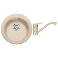 Chiuvetă Franke Pachet SINGLE 1 50 x 50 / Compozit / Beige