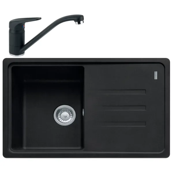 Кухонная мойка Franke Pachet BSG 611-78 78 x 43.5 / Композитный / Черный photo 1