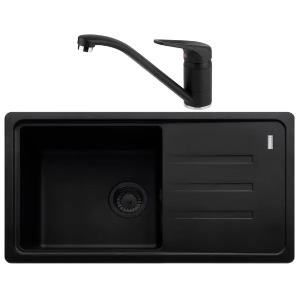 Chiuvetă Franke Pachet BSG 611-78 S 78 x 43.5 / Compozit / Black photo 1 Chiuvetă Franke Pachet BSG 611-78 S 78 x 43.5 / Compozit / Black photo 1