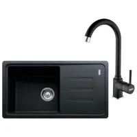 Кухонная мойка Franke Pachet BSG 611-78 S 78 x 43.5 / Композитный / Черный