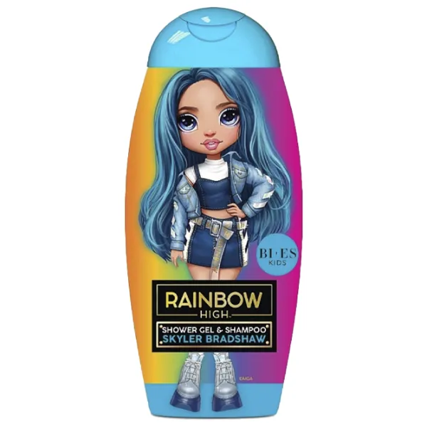 Șampon și gel Bi-es 2in1 Rainbow High Skyler Bradsaw  250 ml / 3+ photo 1