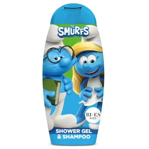 Шампунь и гель Bi-es 2in1 Smurfs  250 мл / 3+ photo 1