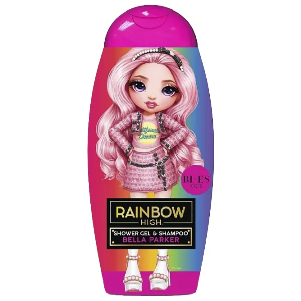 Șampon și gel Bi-es 2in1 Rainbow High Bella Parker  250 ml / 3+ photo 1