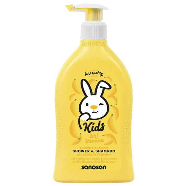 Șampon și gel Sanosan Kids  400 ml / 3+ photo 1