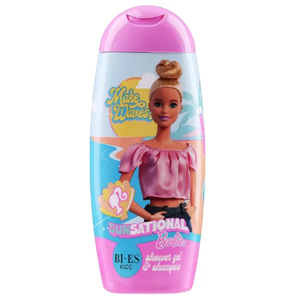 Șampon și gel Bi-es Barbie Sunsational  250 ml / 3+ photo 1