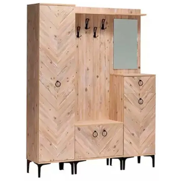 Dulap pentru antreu Modalife History Smart Shelf Cabinet PAL / Natural Wood photo 1