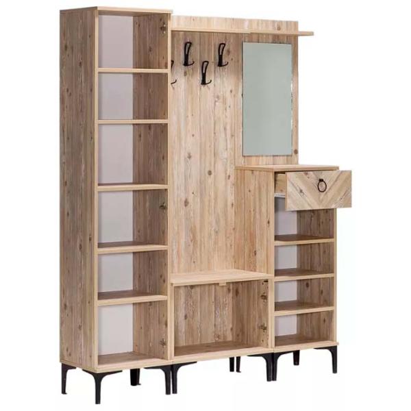 Dulap pentru antreu Modalife History Smart Shelf Cabinet PAL / Natural Wood photo 2